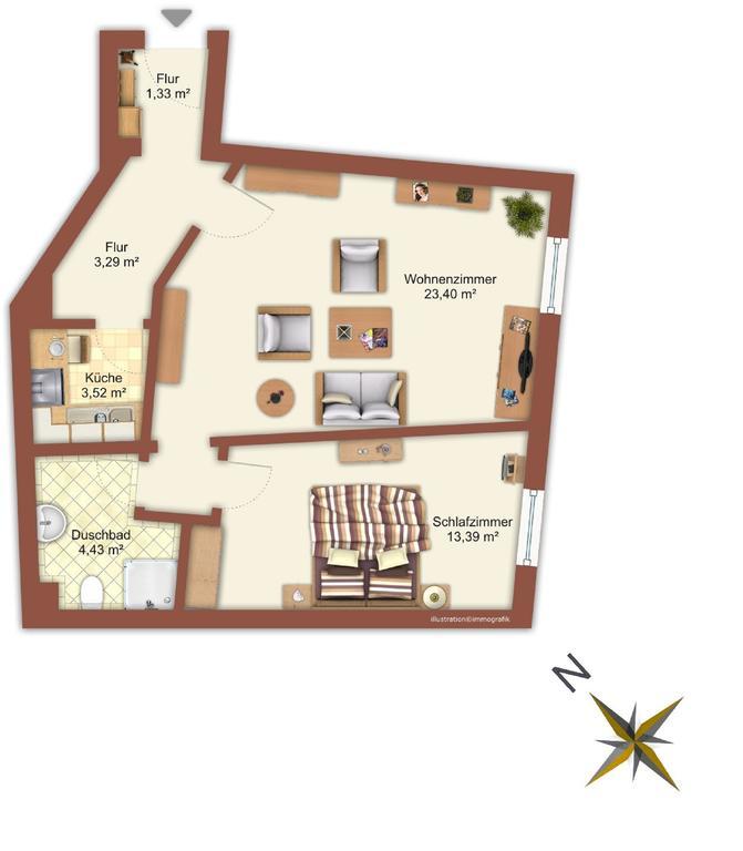 Ferienwohnung Kruppa Plön Buitenkant foto