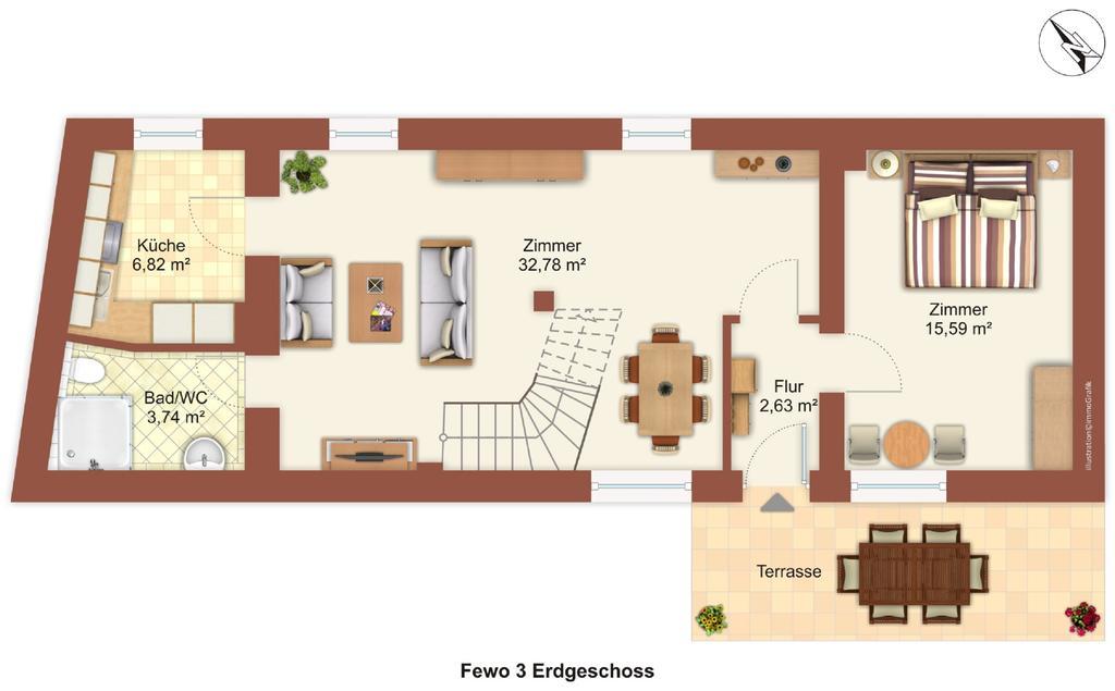 Ferienwohnung Kruppa Plön Buitenkant foto